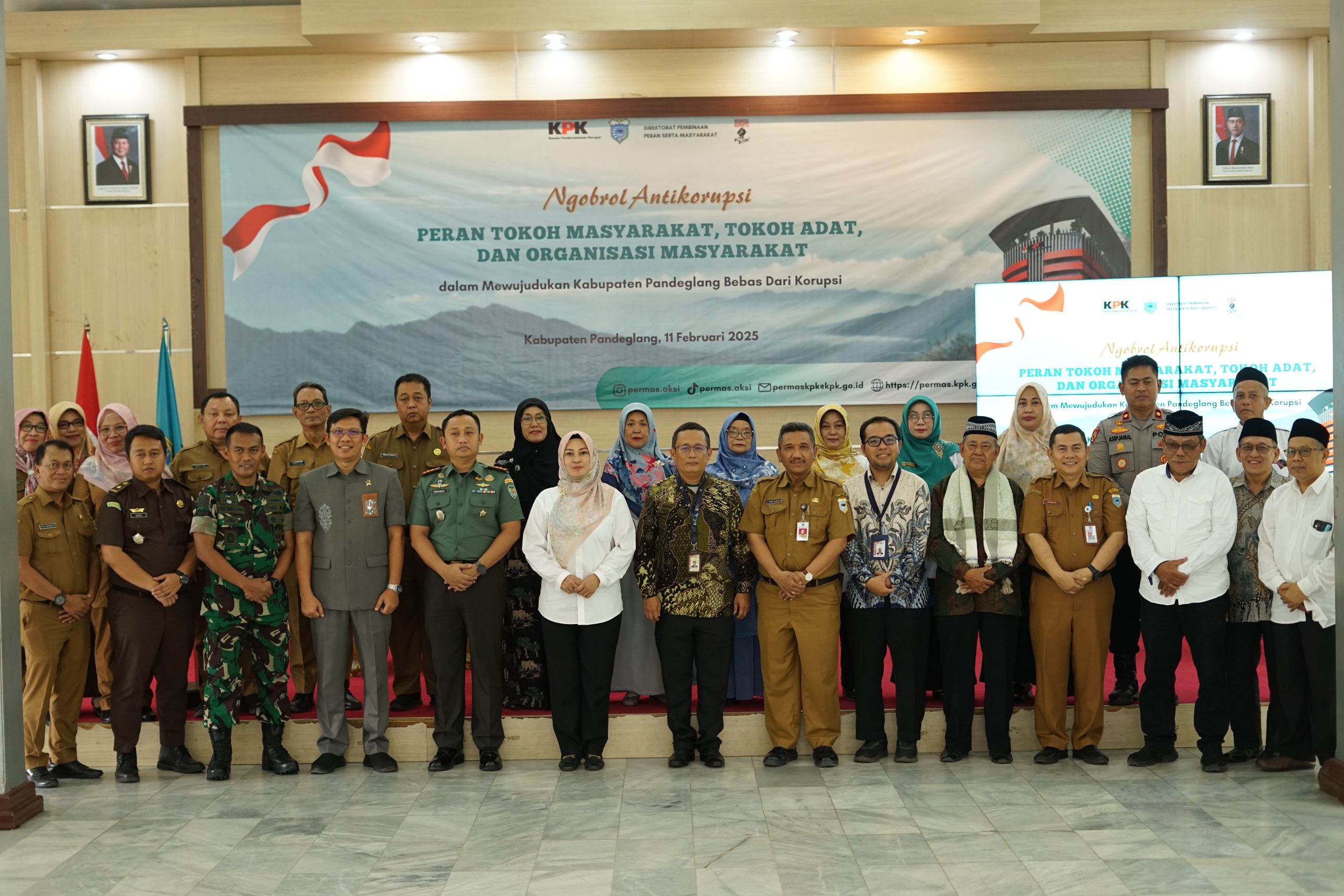 KPK dan Pemkab Pandeglang Gelar Ngobrol Antikorupsi: Peran Tokoh Masyarakat dalam Mewujudkan Pandeglang Bebas Korupsi