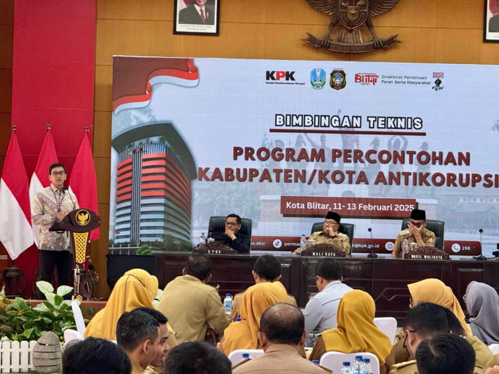 Bimbingan Teknis Kabupaten/Kota Antikorupsi Kota Blitar