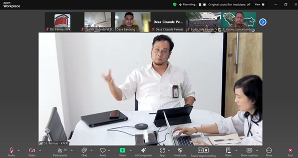 Monitoring dan Evaluasi Perluasan Desa Antikorupsi tahun 2025 di 9 Provinsi
